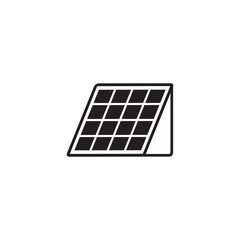 solar panel icon vector