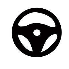 steering wheel Hand drawn organic line doodle
