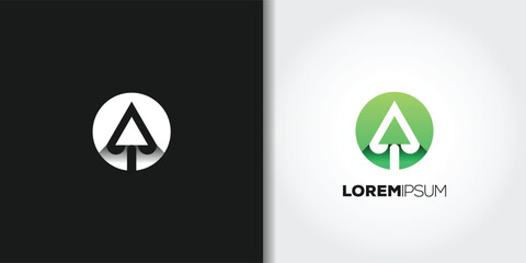 Obraz premium modern arrow logo