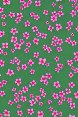 seamless flat pattern with flowers