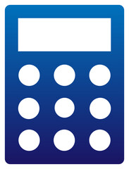 calculator icon gardient design