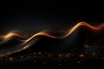 Fototapeta premium Abstract Background Technology, Virtual wave Futuristic, generative ai