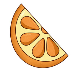 Illustration of an orange