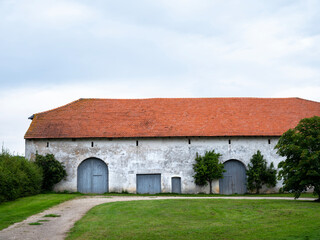 Obraz premium beautiful old farm in grand est near nancy and metz in france