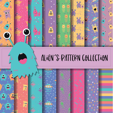 Aliens pattern collection 