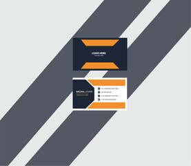 Simple business card design.