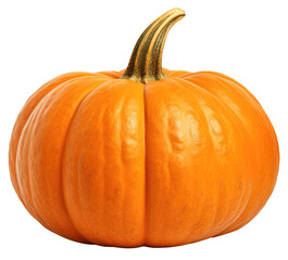 Obraz premium Fresh Ripe pumpkin isolated on a white or Transparent Background. PNG