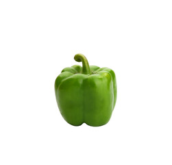 Green bell pepper isolated transparen png