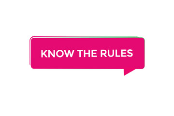  new know the rules website, click button, level, sign, speech, bubble  banner, 
