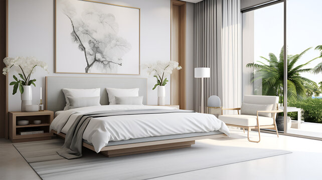 Harmonious Bedroom Interior: Feng Shui Design