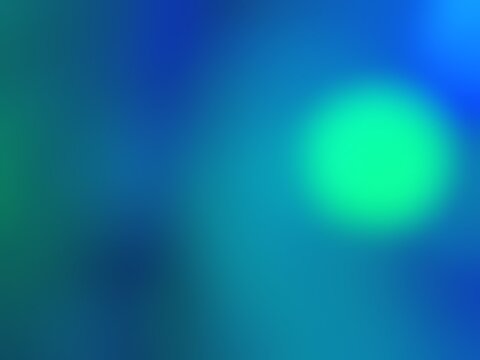 Abstract blur background image of blue, green colors gradient used as an illustration. Designing posters or advertisements.