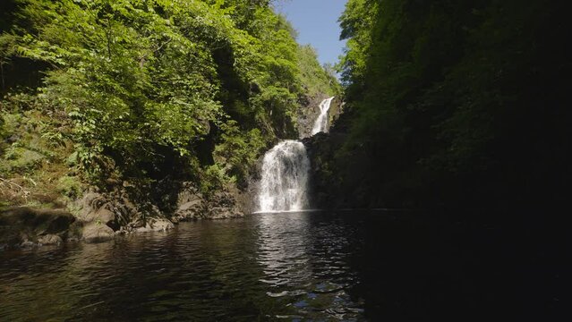 Rha Waterfall on Isla of Skye 4K