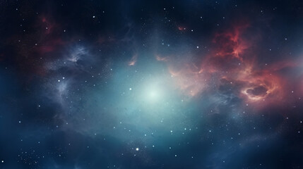 Space nebula panorama equirectangular projection environment