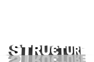 Digital png illustration of structure text on transparent background