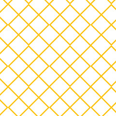 Digital png illustration of yellow pattern of repeated lines on transparent background