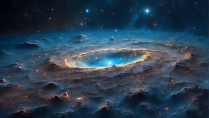 nebula in space photo