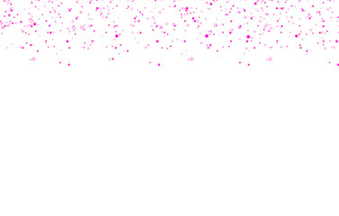 pink stary sparkles shiny dots powder frame border shape element - obrazy, fototapety, plakaty