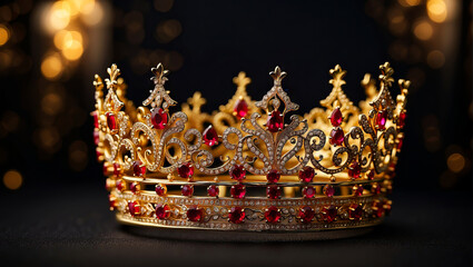 A golden crown for a real princess