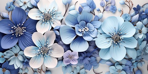 Fond d'&eacute;cran abstrait, motif de fleurs aquarelles, nature, insectes, feuilles, plantes. IA g&eacute;n&eacute;rative, IA