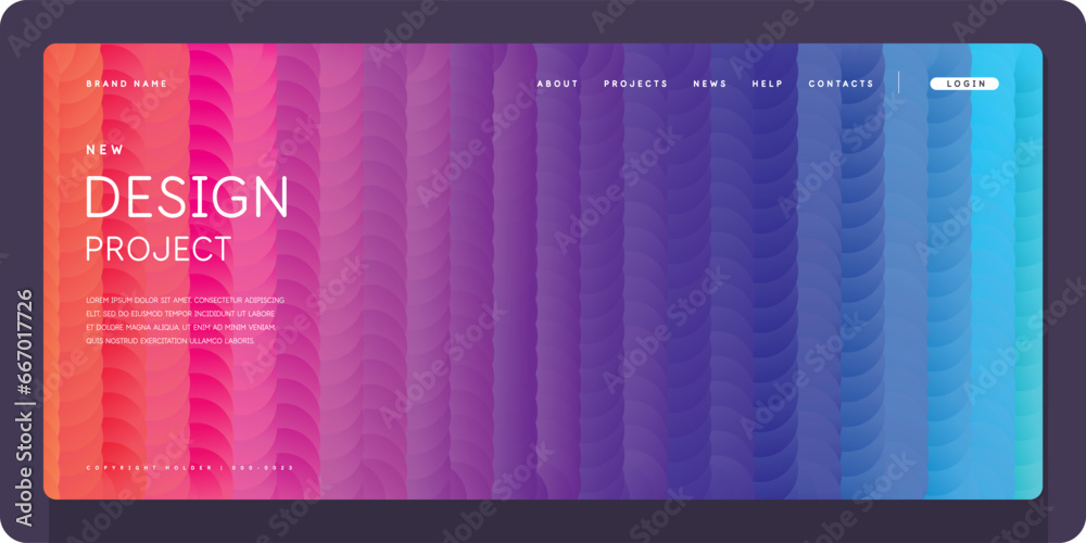 Poster abstract geometric background of simple shapes. a template for design and creativity.