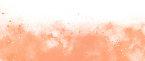 Orange Nebula Star Universe Galaxy Texture Bottom Overlay
