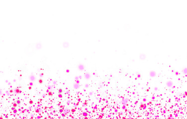 pink stary sparkles shiny dots powder frame border shape element