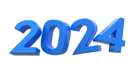 2024 New Year 3d render