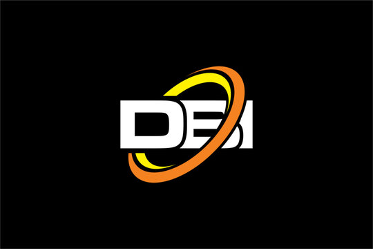 DBI creative letter logo design vector icon illustration