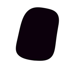 black random organic Blob shape