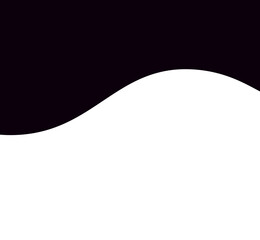 Abstract curve Shape. black wave shapes