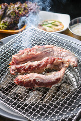 Grilled Marinated Pork Skirt, Pork, 갈매기살