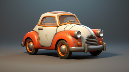 Small retro car