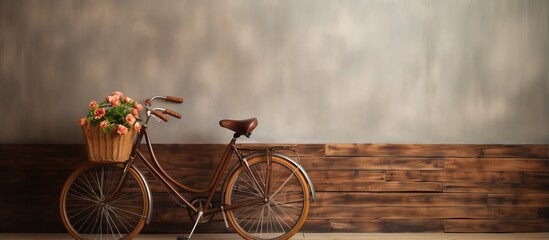 Wooden vintage bike part