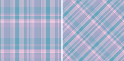 Pattern tartan vector of seamless check texture with a plaid fabric textile background.