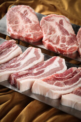 Assorted Grilled Pork Cuts, 돼지고기모듬세트