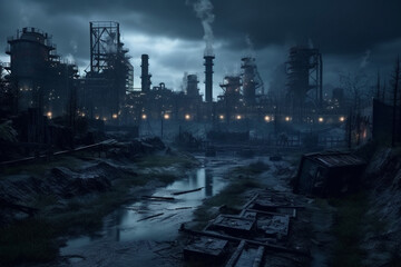 Obraz premium city landscape