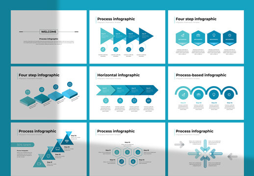 Infographic Square Brochure Layout