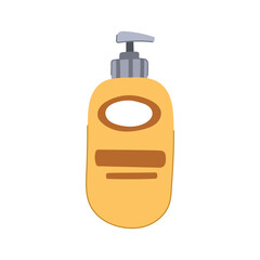 skin lotion cartoon. beauty care, skincare woman, cosmetic female skin lotion sign. isolated symbol vector illustration