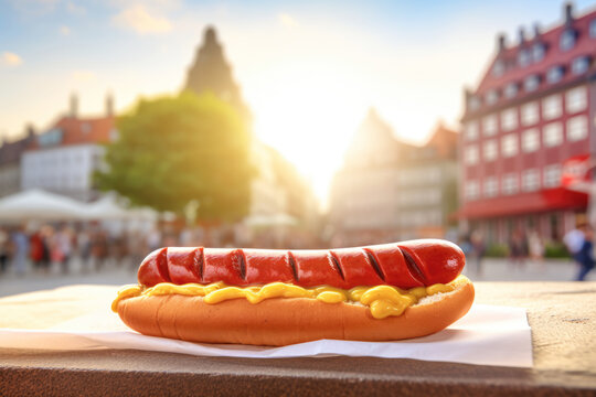 Free Stock Photo of A variety of gourmet hot dogs in a row