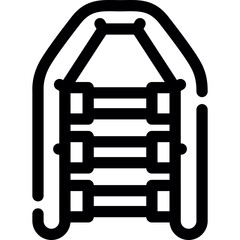 Inflatable Boat Icon