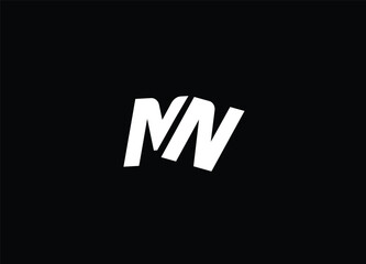 MN logo design and monogram logo