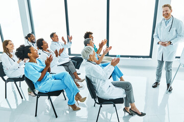 seminar business meeting doctor conference audience presentation education lecture hospital man event training speaker group convention congress speech student