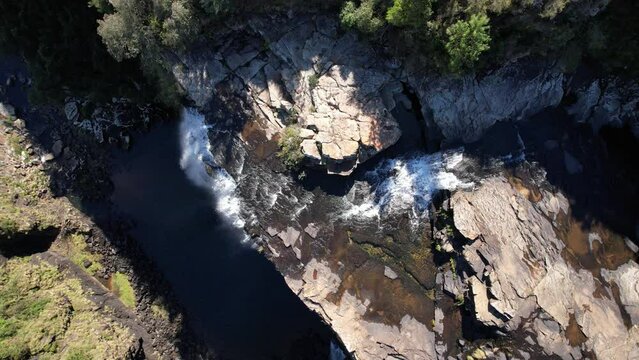 Aerial view of Lisbon Falls in Graskop, Mpumalanga, South Africa