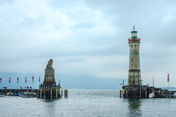 Fototapeta na wymiar Lindau (Lake Constance), Bavaria, Germany