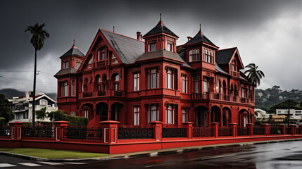 The Red House Parliament Building in Port of Spain