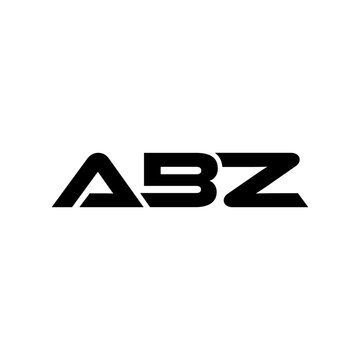 ABZ A B Z Letter Logo Design. a b Z alphabet logo design