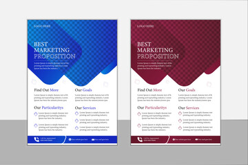 It’s a modern, professional, creative and eye-catchy Corporate Business Flyer Template. It’s suitable for any project purpose of your businesses. You can easily customize them.