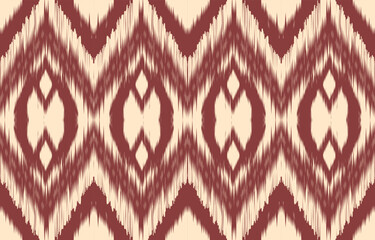 Ethnic abstract ikat art. Aztec ornament print. geometric ethnic pattern seamless  color oriental.  Design for background ,curtain, carpet, wallpaper, clothing, wrapping, Batik, vector illustration.