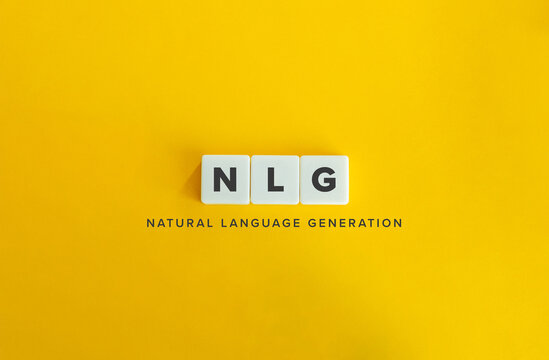 Natural language generation, NLG.