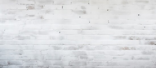Close up texture of a white brick wall background
